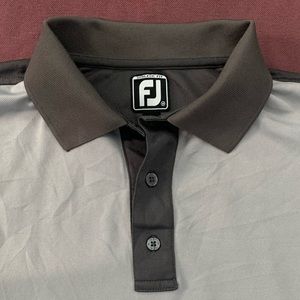 FOOTJOY  Two Toned Grey Polo